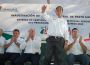 Eugenio Hernández Flores, inauguró el campo integral de pasto sintetico colonia Tancol