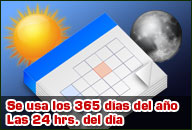 Se usa los 365 días del año las 24 hrs. del día