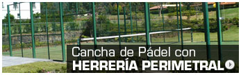 Cancha de Pádel con Herrería Perimetral