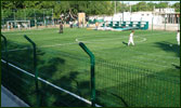 Vista de campo de futbol 7