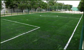 Vista de cancha de futbol 7