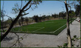 Vista de campo de futbol 7